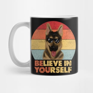 Funny Dog, German Shepherd Dog, Motivational Quote Mug